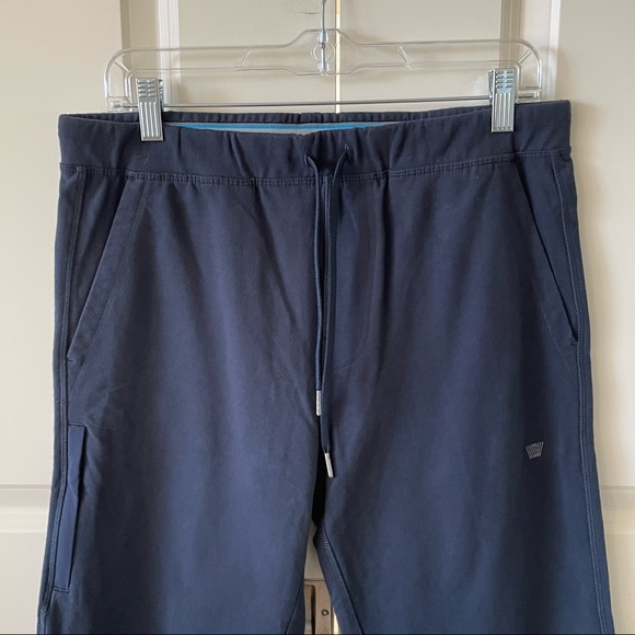 Mack Weldon Ace Denim Blue Sweatpants - Picture 5 of 16